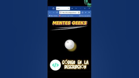 🌓 Cómo crear una luna | #HTML y #CSS 🌕 #webdevelopment #informática #matemáticas #programming #code