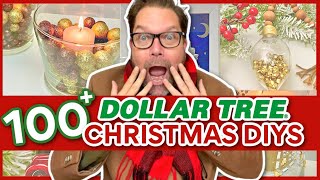 100+ BEST EVER Dollar Tree Christmas DIYS!