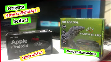 Perbedaan siaran tv digital di set top box dan android  tv box