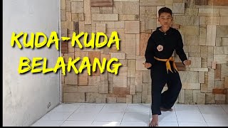 KUDA KUDA BELAKANG || TEKNIK PENCAK SILAT DASAR