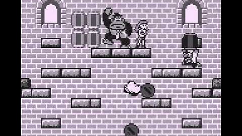 Donkey Kong (GB / Game Boy) Stage 9 Tower and Ending - Vizzed.com GamePlay