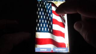 American Flag Live Wallpaper for Android screenshot 2