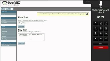OpenVBX FlowTest Pluign