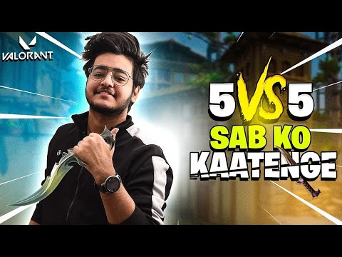 THUMBNAIL ME TITLE HAI xD || VALORANT LIVE S8UL 5v5