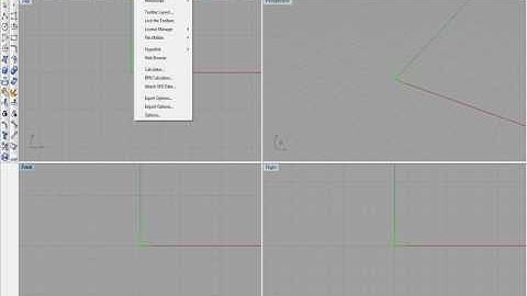 Rhino 3D CAD Video 1 | Rhino Screen Overview | CAD Basics