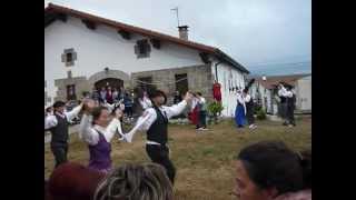 Ingurutxo Iribas. 15 Aniversario Basakaitz Dantza Taldea. Iribas 25 agosto 2012