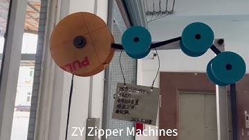 open end cutting zipper machine