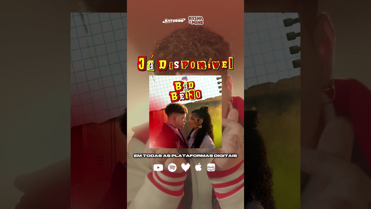 “BAD BEIJO” já disponível em todas as plataformas digitais! ❤️
