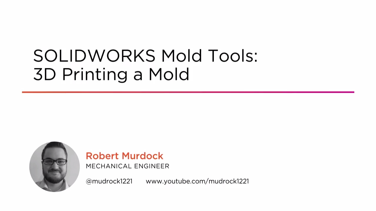 Course Preview: SOLIDWORKS Mold Tools: 3D Printing a Mold - YouTube