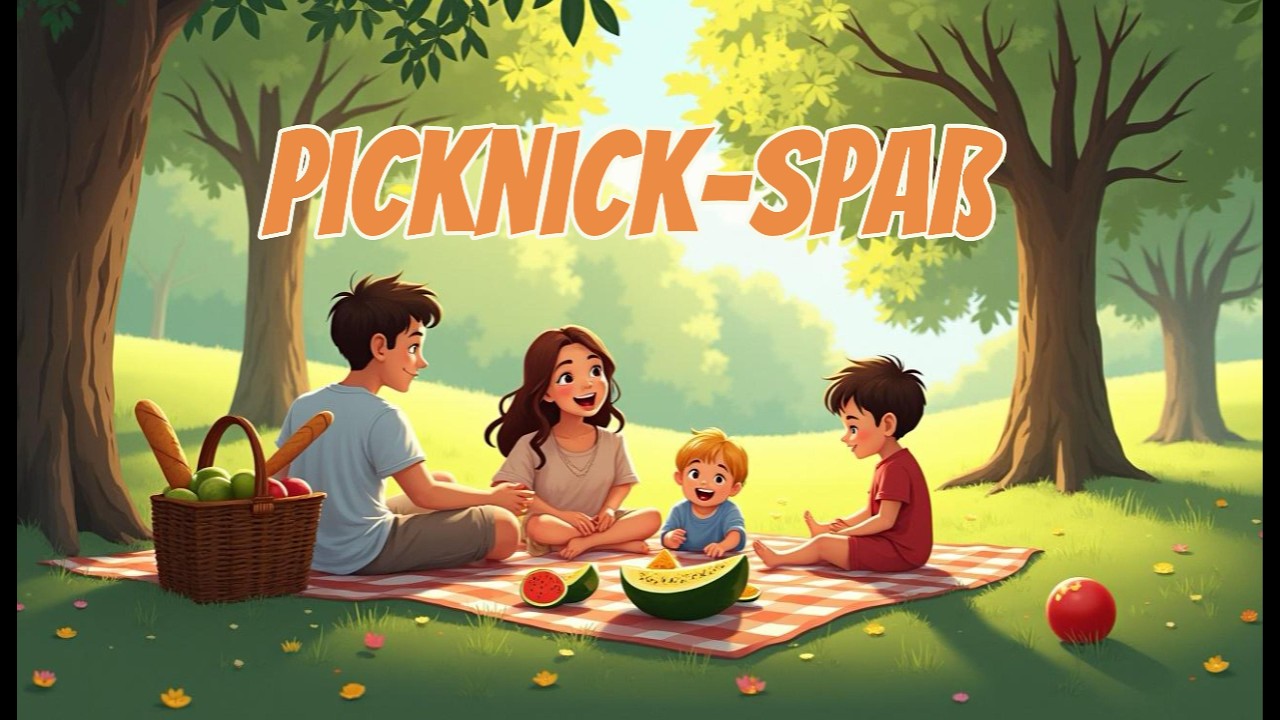 Picknick Spaß im Sonnenschein - Kinderlieder! Raus mit Euch