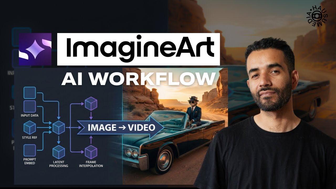 Рабочие процессы ИИ в Imagine.Art: от подсказки к видео (Flux, Veo, Kling)