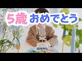 【いつも応援ありがとう💓】元気いっぱいの5歳になりました🎂