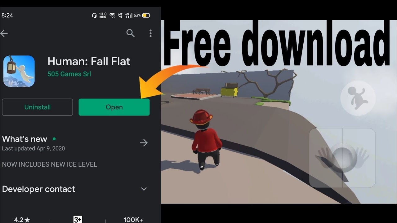 How to download human fall flat in androidfree download YouTube