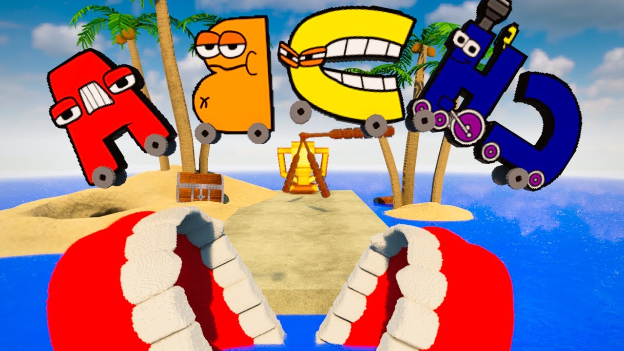 Spanish Alphabet Lore A-Z Jumping Over TEETH | Teardown | RALR