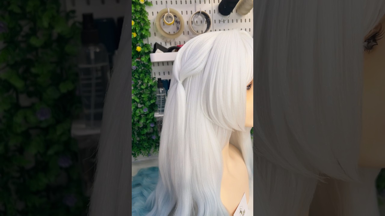 Укладка парика на Светлячка (кастом)🌱 #honkaistarrail