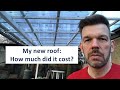 Renovating an abandoned tiny house #29: My new roof - How much did it cost?