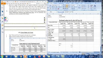 SSC CPT Excel Exercise 9-11 (PDF Ex 67-69):