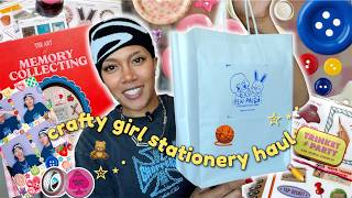 🖇️🎱 my crafty girl stationery haul 🎀 stickers, washi, & junk journaling kit