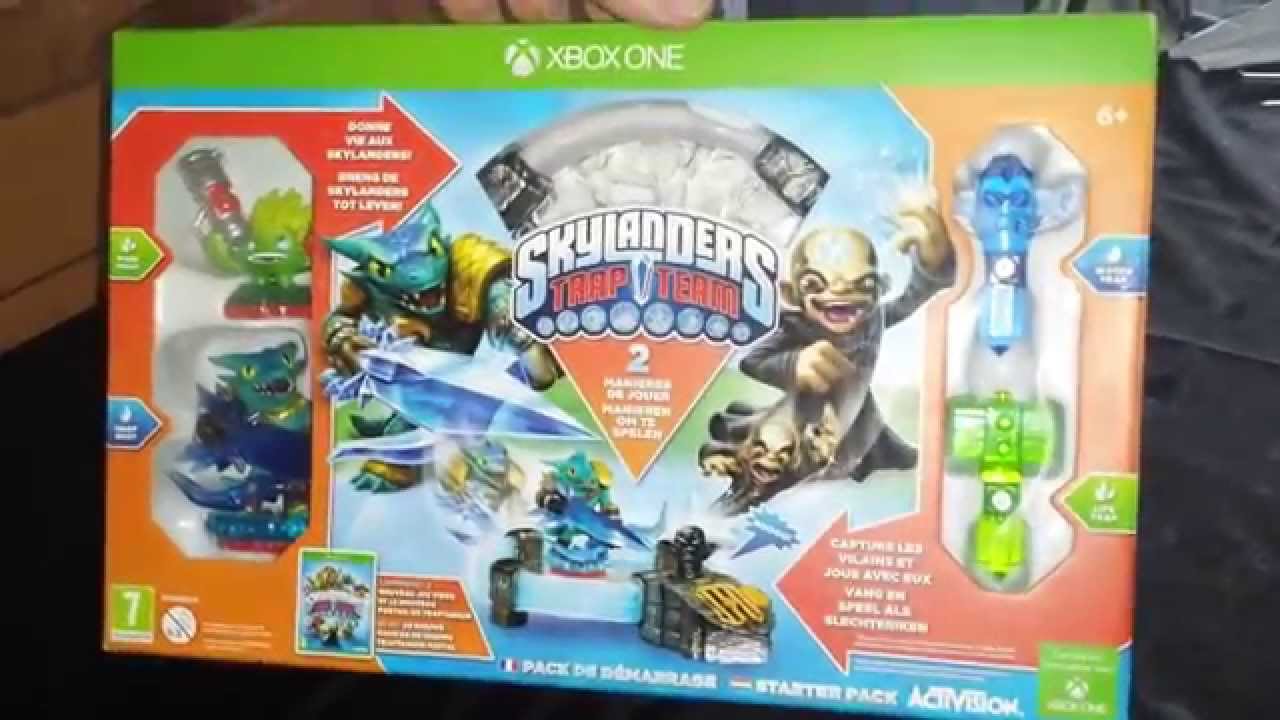 Unboxing Skylanders Trap Team "Pack de démarrage" - Xbox One - YouTube