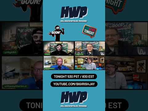 Live tonight! Here on YouTube. Come be a part.