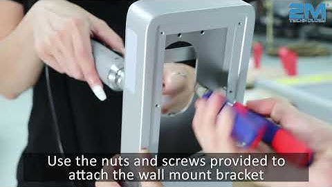 HOW TO: Assemble 2MWTK Facial Recognition Access Control Terminal To Floor Stand