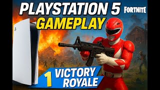 PLAYSTATION 5 Gameplay FORTNITE Free Game Victory Royale Blitz Squad
