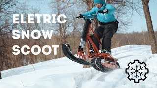 Badass electric snowbike | Electric snowmobile | Electric ATV