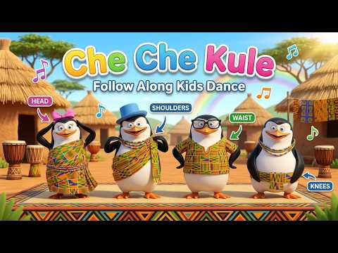 Che Che Kule Dance 🎵 Kids Action Song with Body Movements | Fun African Song