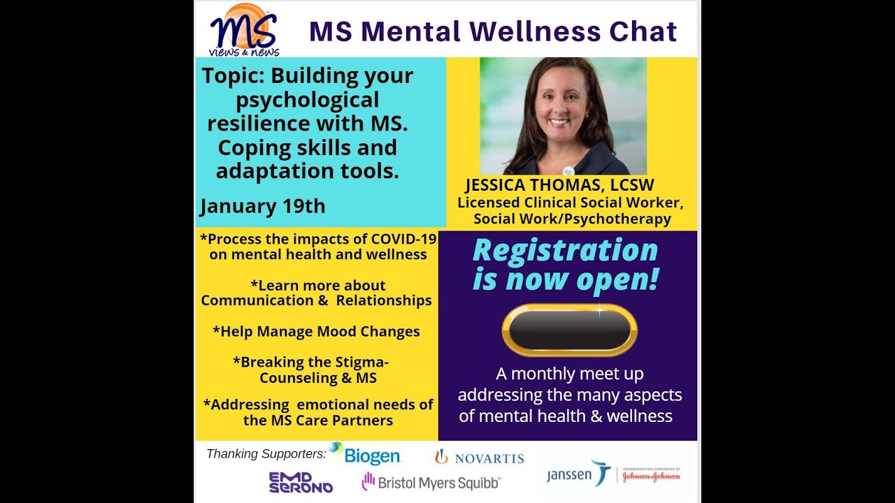 MS Mental Wellness Chat: Building Your Psychological Resilience with MS