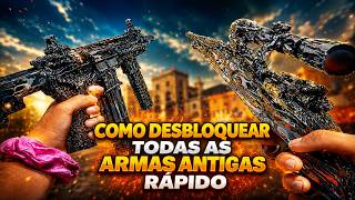 COMO DESBLOQUEAR ARMAS ANTIGAS NO WARZONE!! (COMO DESBLOQUEAR ARMAS MW2 E MW3 NO WARZONE)