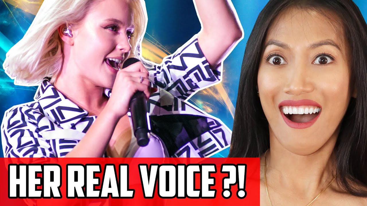 Зара Ларссон — Реакция с настоящим голосом (без автонастройки) | Когда эта шведская певчая птичка...