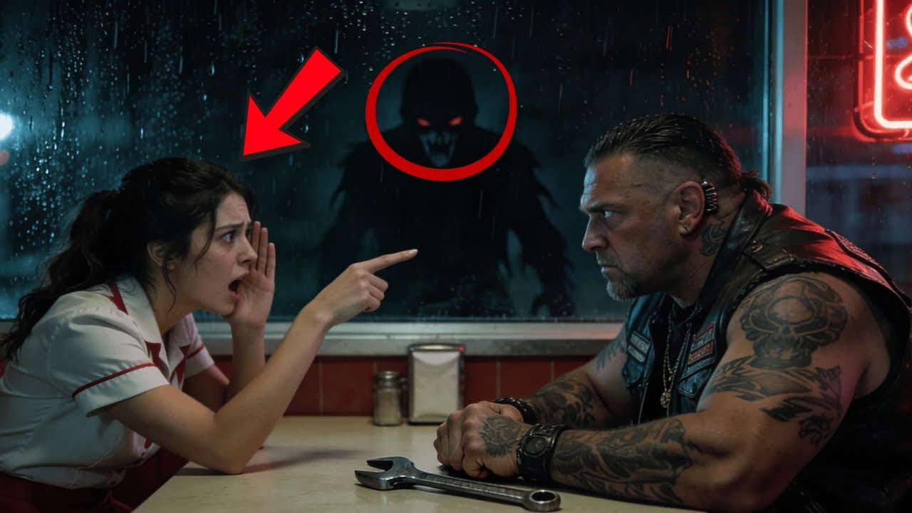 "He’s Following Me!" Waitress’s Plea to a Biker Triggered a SHOCKING Heroic Lesson!