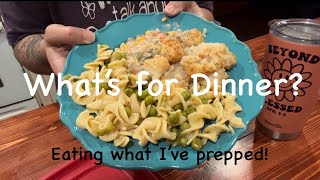 What’s for Dinner? | Cooking meals I’ve prepped