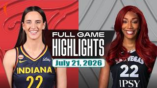 Indiana Fever vs Las Vegas Aces Full Game Highlights | July 21 ,2026 WNBA Season 2026