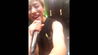 Video Thumbnail for B.A.P's Daehyun records himself with my phone at Liv...