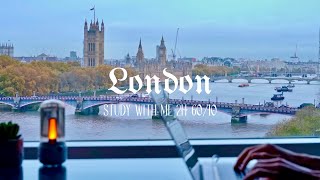 2Hour Study with Me / London Cloudy Morning  / Pomodoro 6010 / Relaxing LoFi / Day 134