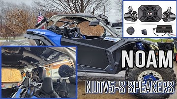 Noam Speakers (NUTV5-S) Install on 2022 Can Am X3