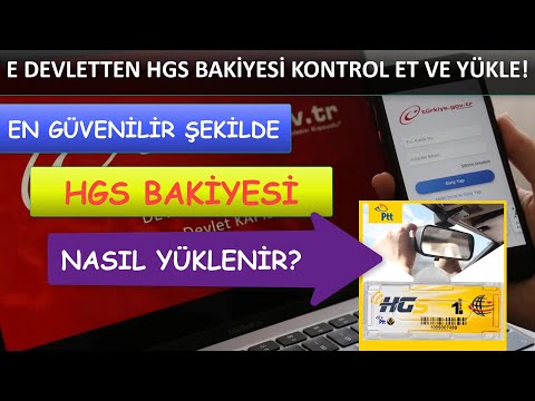 E DEVLETTEN HGS BAKİYESİ NASIL YÜKLENİR?