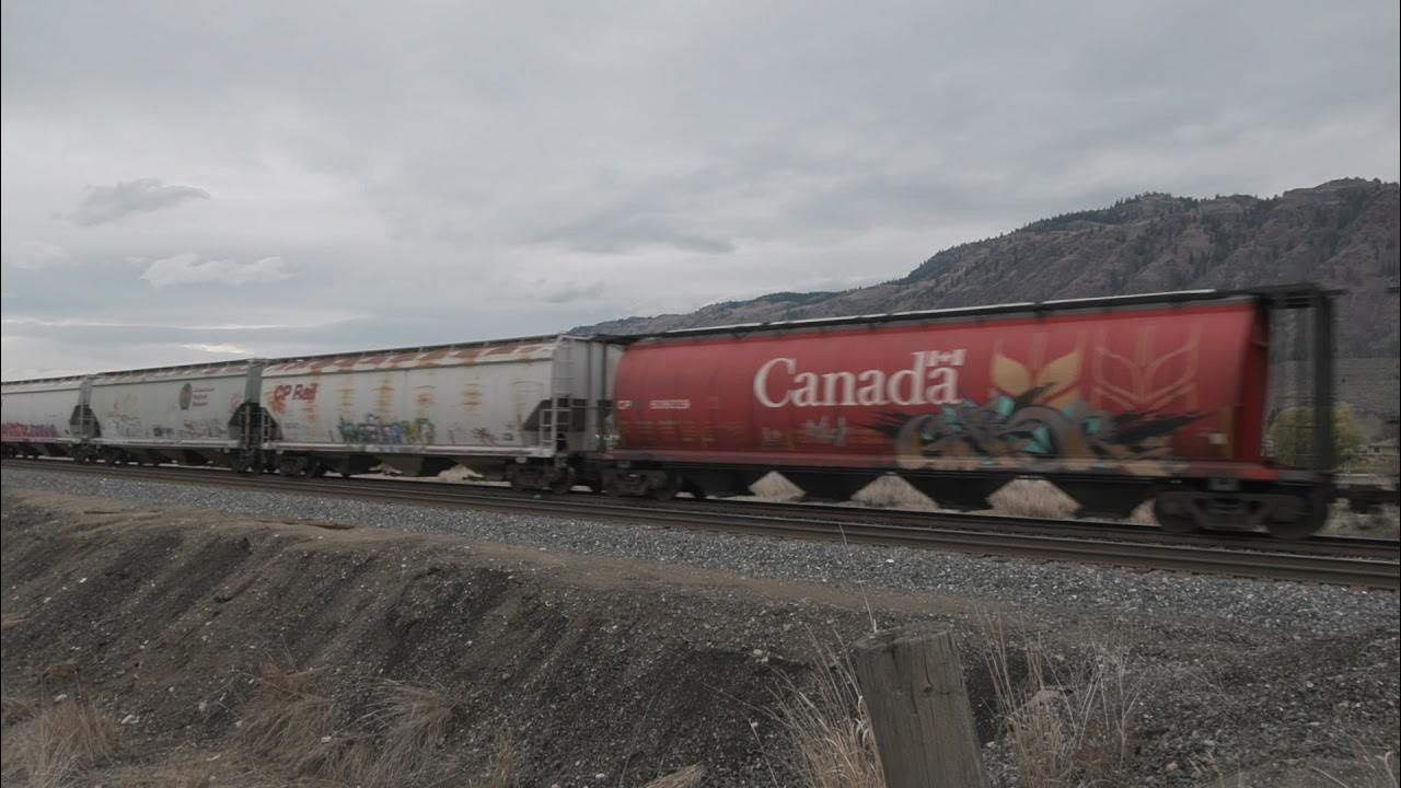 Skeena Pacific 1655 CP Train 303 MP112.8 Shuswap Sub, Hook Rd, near Kamloops, BC 2021 11 04
