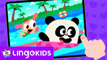 RACE in the POOL 🏊‍♀️🌟 | Sports Games for Kids | Live the Summer Games with Lingokids