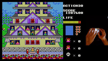 MiSTer FPGA  -  Megumi Rescue [1cc w/ iCode Spinner] / Sega Master System