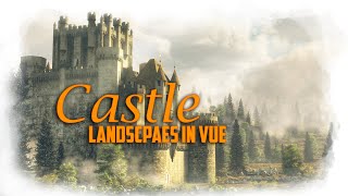 Castle, making digital landscapes in Vue. 3D digital painting. screenshot 3