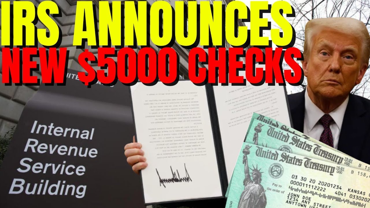 IRS Announces New $5000 Checks Just In Time for Tax Season - YouTube