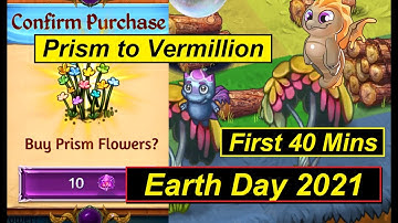 Prism Flower to Vermillion Trees - Earth Day Event April 2021 First 40 Mins Gameplay - Merge Dragons