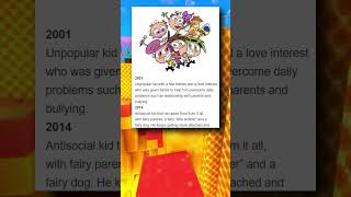 Nickelodeon Tumblr 2001 Vs 2014 Fairly Odd Parents