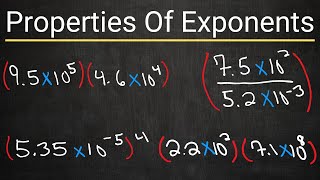 Mastering Scientific Notation: Simplifying Expressions with Properties of Exponents!