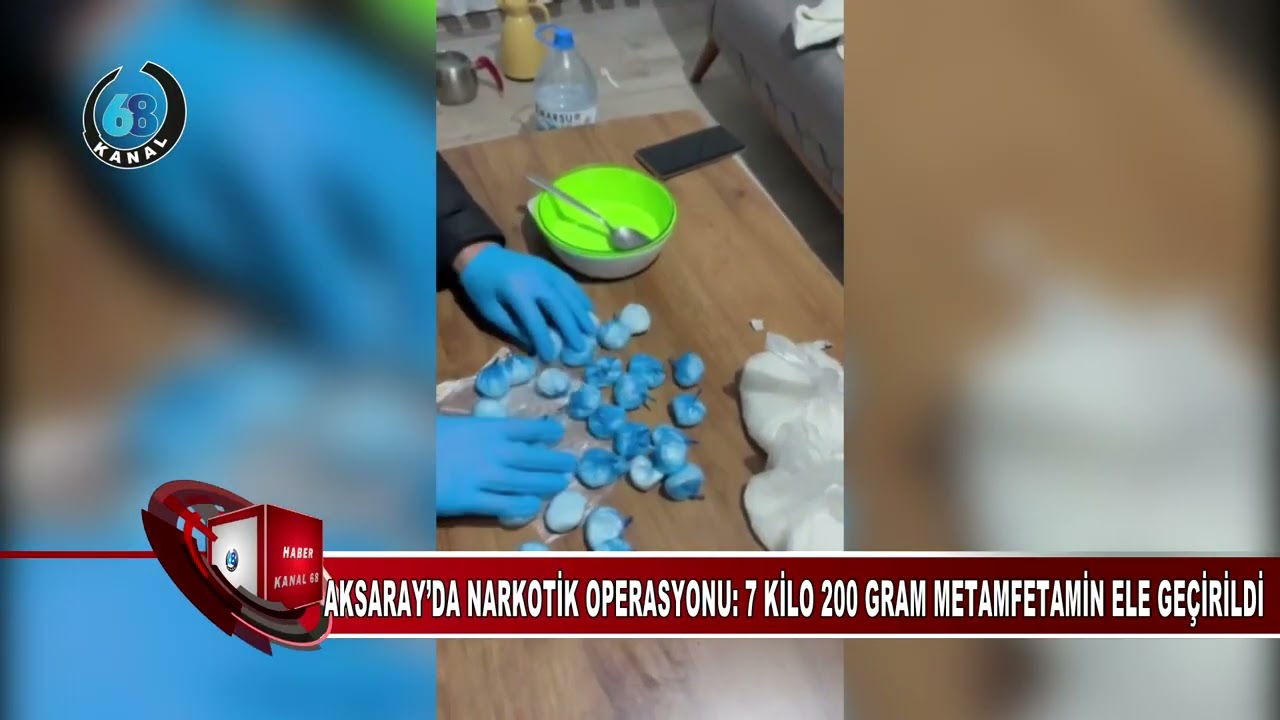 Aksaray’da Narkotik Operasyonu 3 Şüpheli Tutuklandı