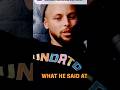 Stephen Curry Interview #team #teamwork #dream #work #embraceany #interview #three #king #500subs