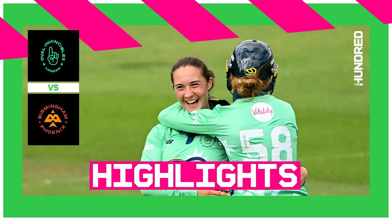 Brilliance from Alice Capsey | Oval Invincibles vs Birmingham Phoenix -Highlights | The Hundred 2022