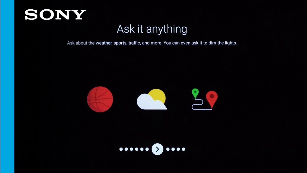 Sony TV How To Set Up Voice Command On Your Sony Android O TV YouTube